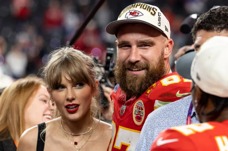 Taylor Swift and Travis Kelce