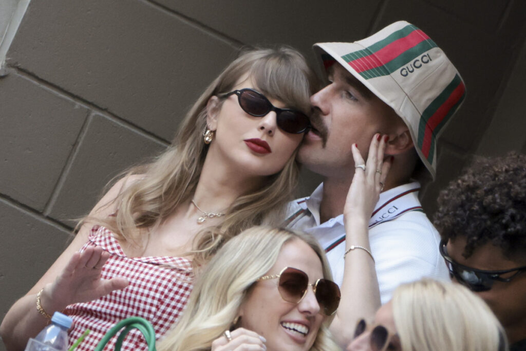 Taylor Swift and Travis Kelce